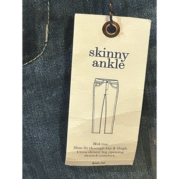NWT Simply Vera Skinny Ankle Denim Jeans size 0 - Picture 2 of 9
